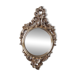 Miroir doré mural vintage