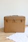 Vintage ochre trunk – Storage chest