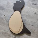 Mirror cat frame wood vintage