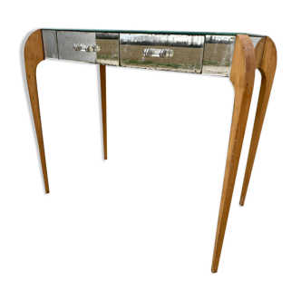 Console design 1960 miroir