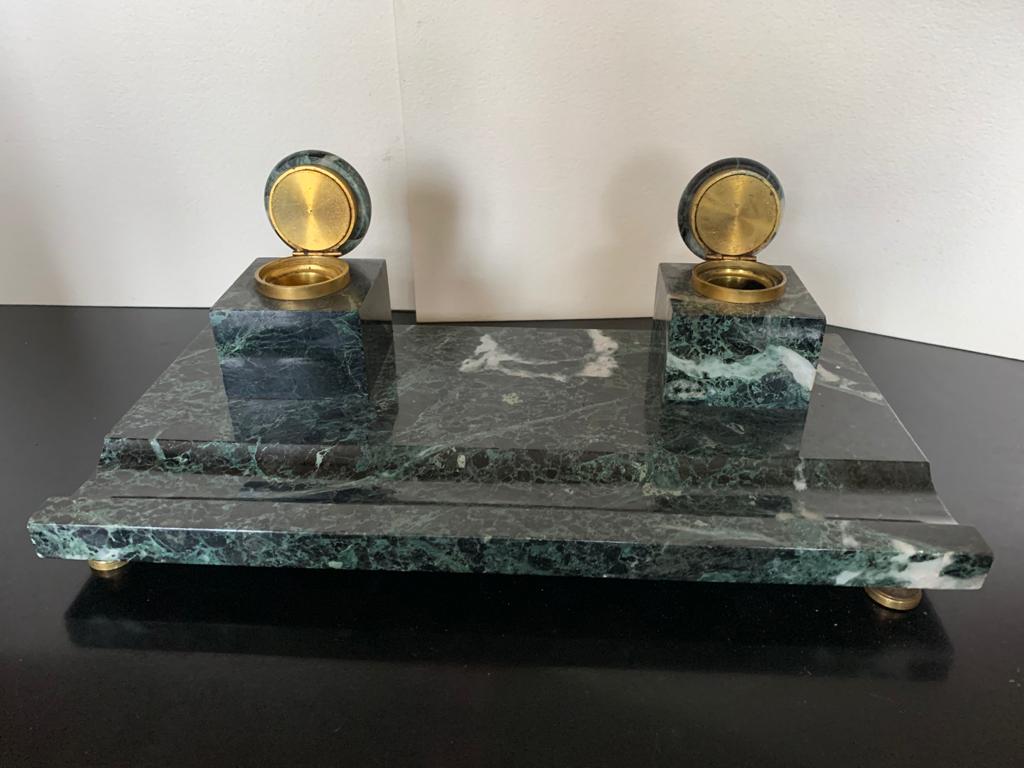 Marble inkwell