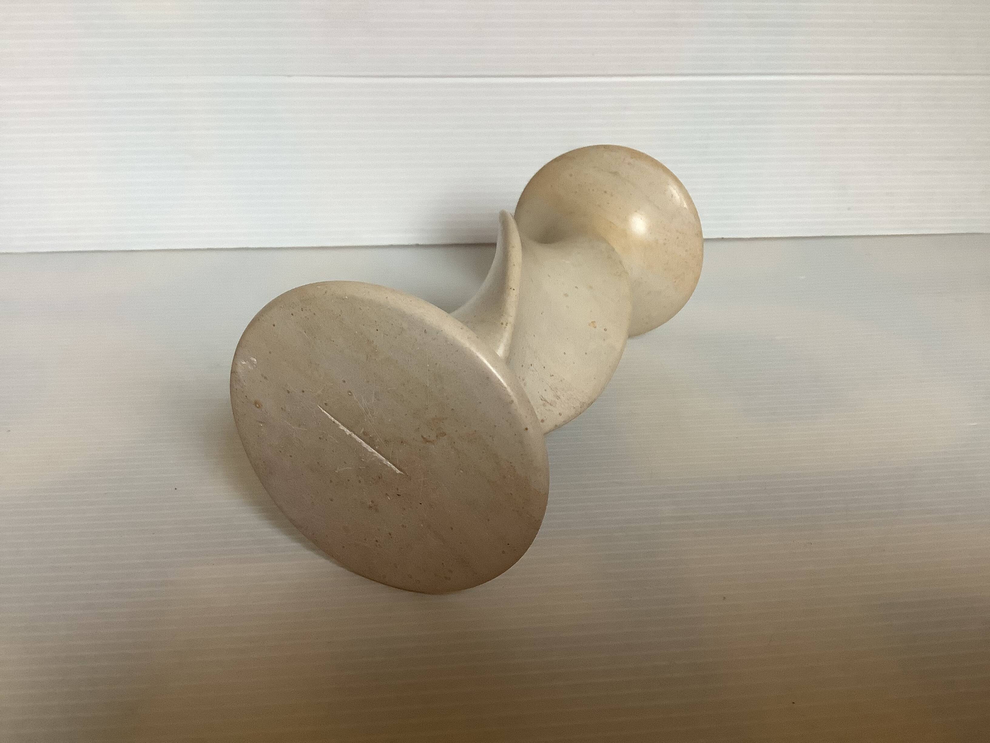 Soapstone candle holder