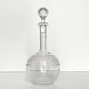 Baccarat crystal decanter | Athenian model | Art Nouveau style