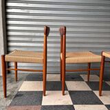 Set of 4 chairs by H.W. Klein for Bramin