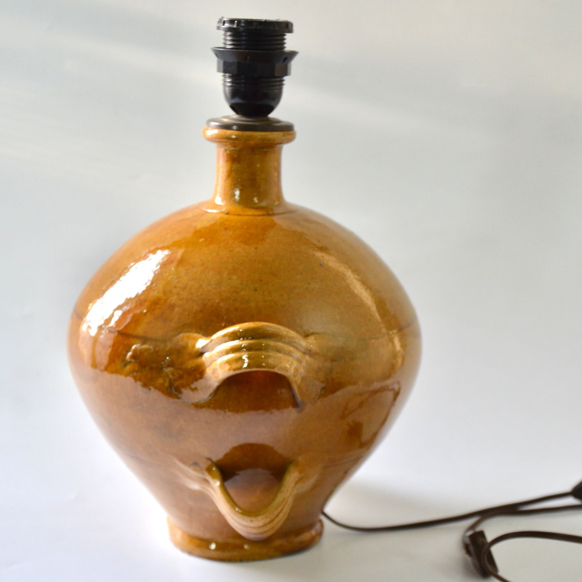 Lampe en terre cuite 1970