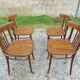 Série de 4 chaises bistrot