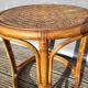 Jungle coffee table • Vintage rattan side table