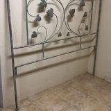 Wrought iron headboard – handcrafted – 148 × 134 cm