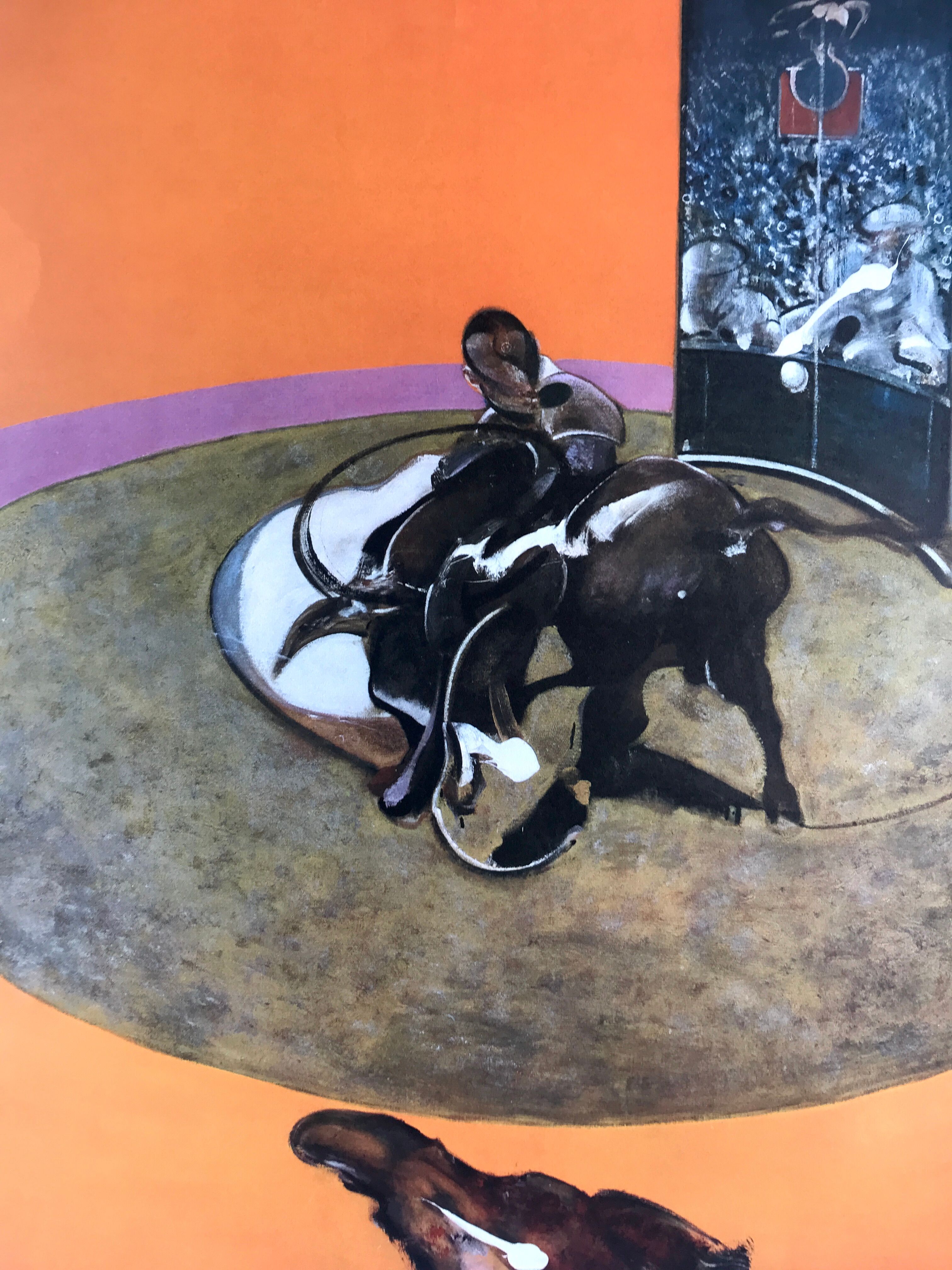 Affiche d'exposition originale de Francis Bacon, Grand Palais, 1972