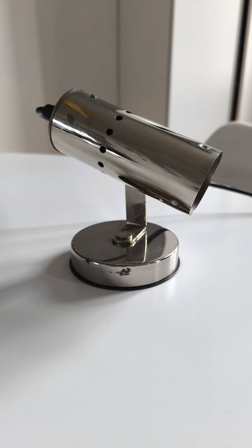 Targetti wall light in chromed metal 1970