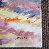 Landscape of Provence on canvas
