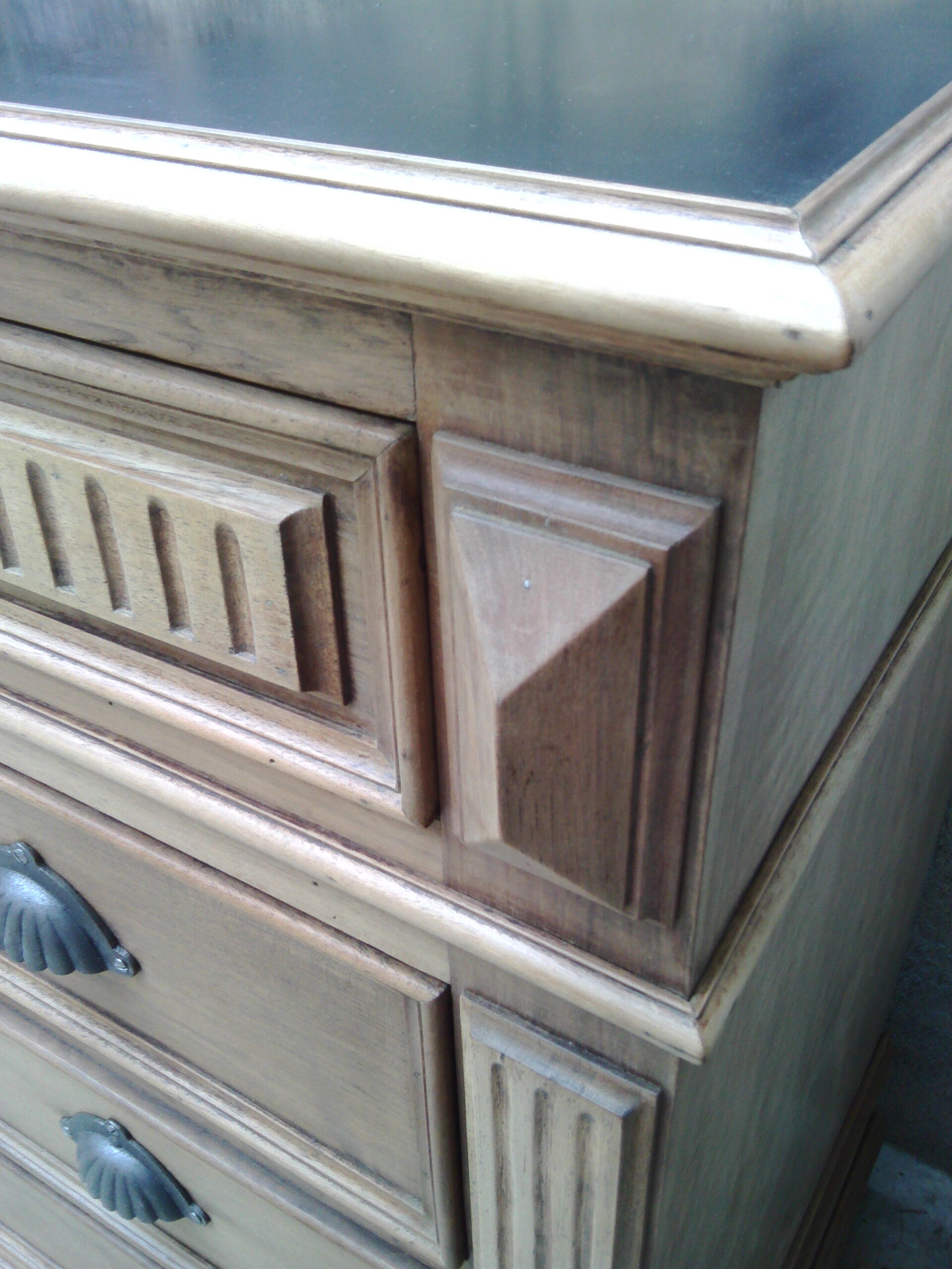 Ancient walnut dresser 1900