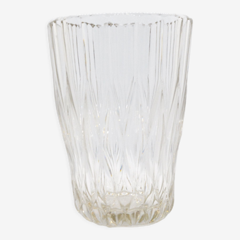 Vase en verre moderne des années 1960 par Jiří Řepásek, Poděbrady Tchécoslovaquie