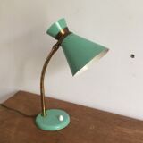 Green Diabolo casserole lamp 1950