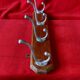 Vintage wooden wall coat rack - 4 hooks