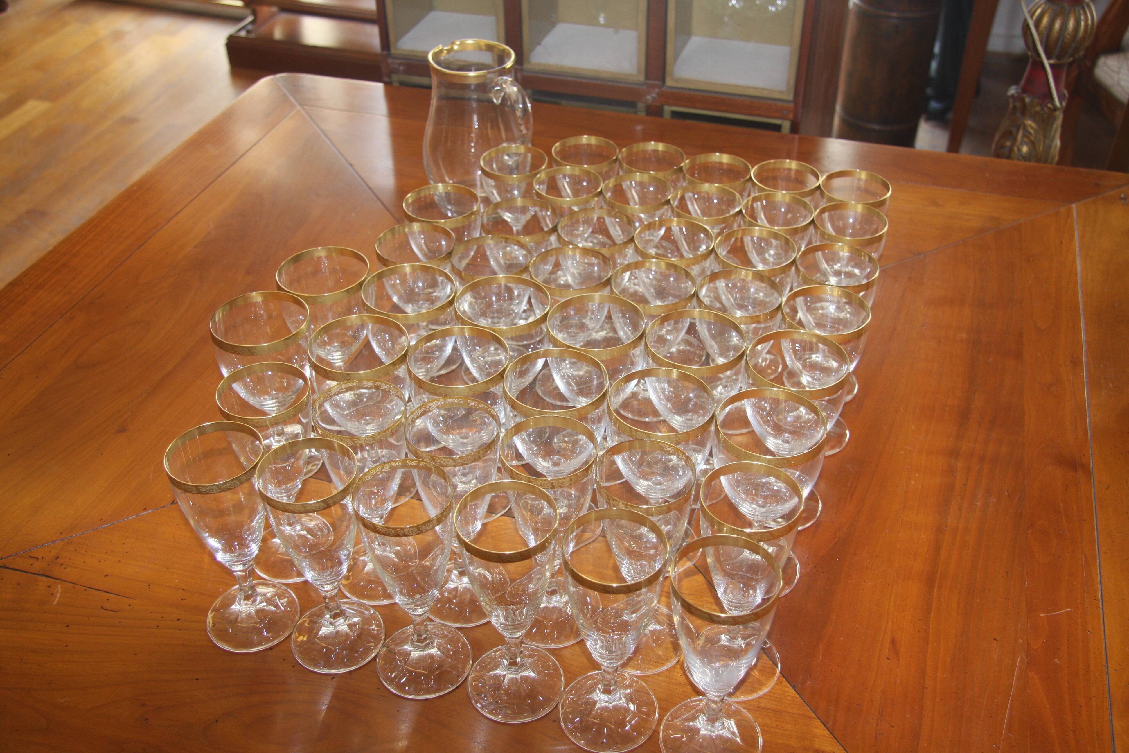 glassware set, 48 pieces
