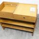 Low furniture Maison Regain solid elm 1960 with drawer