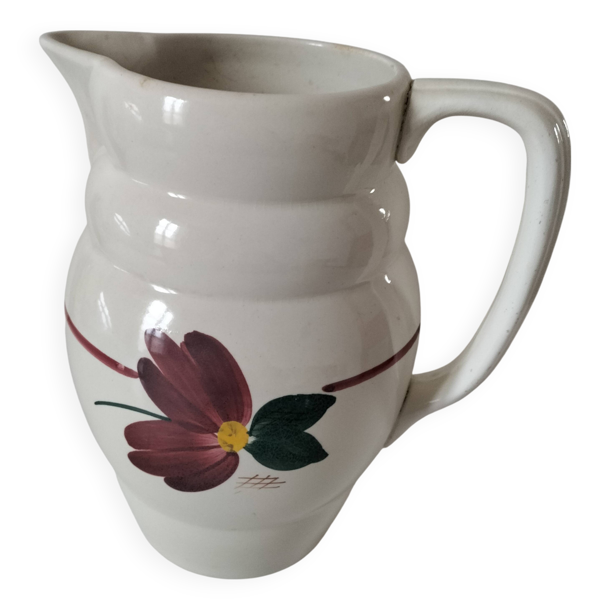 Large vintage Longchamp pitcher