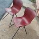 Pair of Pagholz chairs, Model 15074, by Elmar Flottoto in 1956
