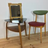 Napoleon III style mirror 43x37 cm, gilded
