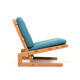 Danish Easychair in Oak with Leather Details 1960s.