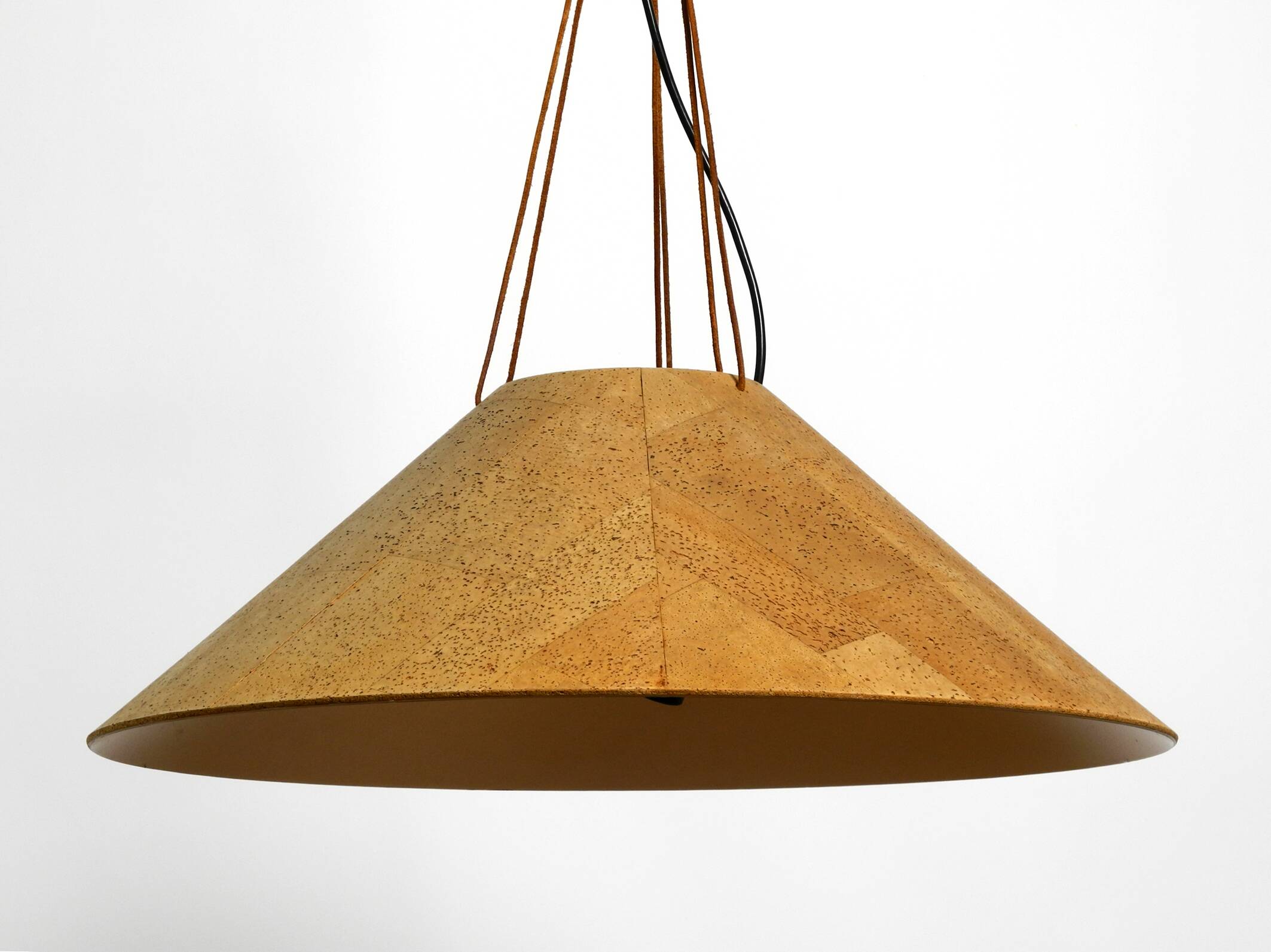 1970s cork ceiling lamp by M-Design | by Willhelm Zanoth and Ingo Maurer