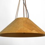 1970s cork ceiling lamp by M-Design | by Willhelm Zanoth and Ingo Maurer