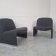 Paire de fauteuils Alky par Giancarlo Piretti pour Castelli