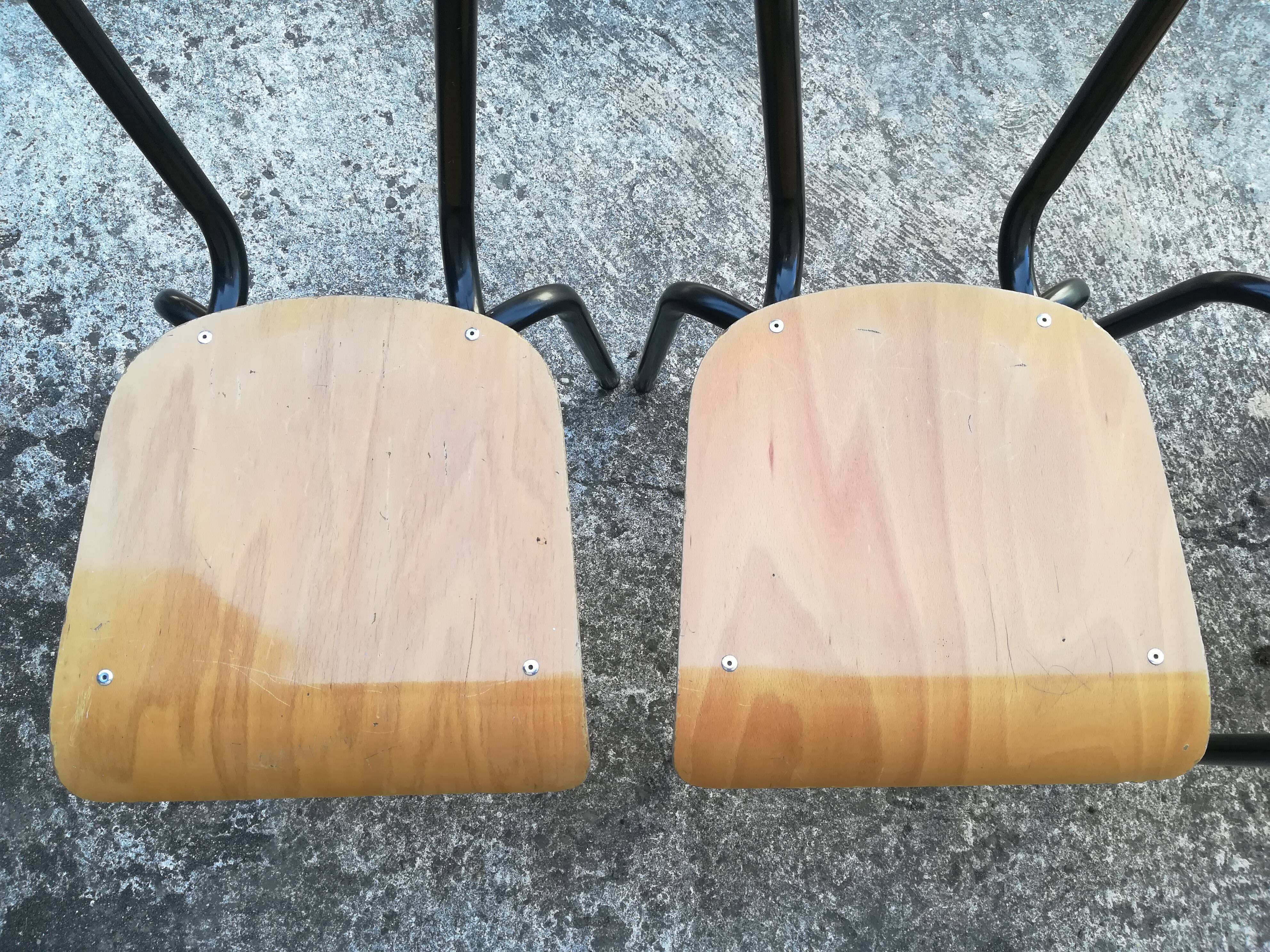 Vintage school chairs