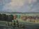 Painting HSP Sunny landscape Fields and forests signed 1956 + frame