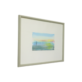 Watercolor Dunes and Sea by Lieven Florizoone Signed and Dated 1982