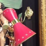 Paire d'appliques 1960 à cornets