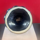 Large shower stand bowl with wave-shaped edges Vallauris 1970