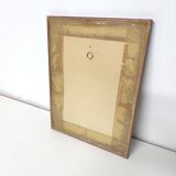 Engraved map of Sarthe wooden frame old plan of Le Mans