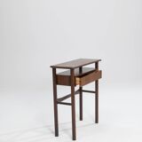 Palisander Scandinavian one-drawer Console, Denmark, 1960s