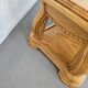 French solid oak coffee table 1970s