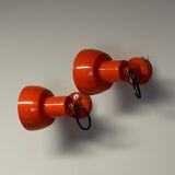 Space Age Orange Spotlights Made in Italy, 70s