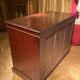 19th Century Italian Empire Mahogany Commode 2-Doors Cabinet