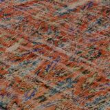 One-of-a-kind turkish handwoven vintage rug - rustic vintage charm 265x 168