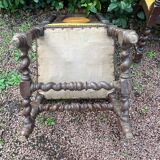 Henri II twisted chair, late 19th century