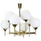 Sputnik chandelier by Kaiser, Germany, 1970s.