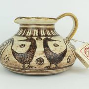 Italian mid century ceramic vase jug signed vitali handmade 1970s