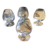 Set of 4 new Lorraine Crystal glasses