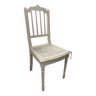 Chaise blanche en bois