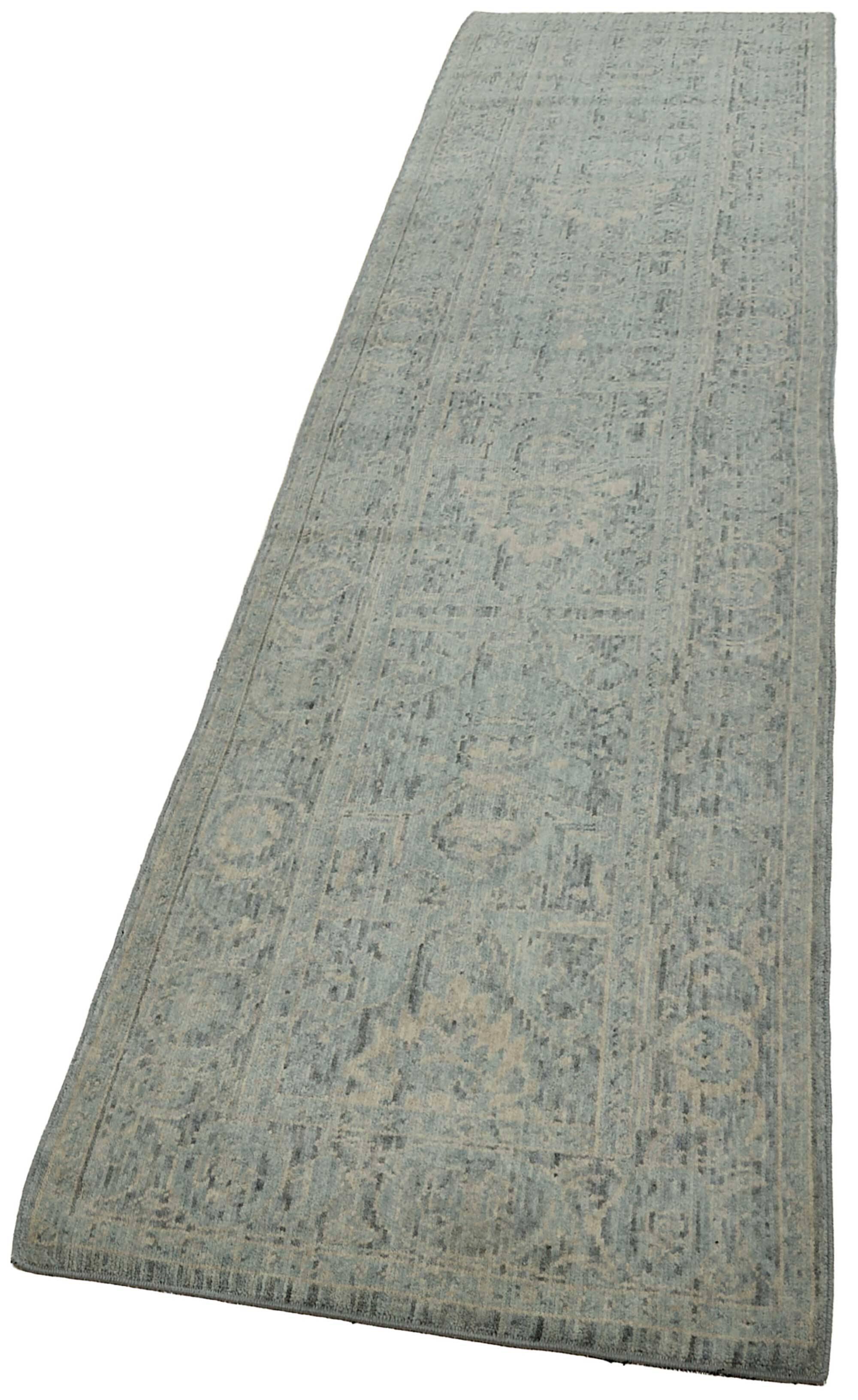 Turkish Handcrafted Loom Oushak Rug 73 cm x 387 cm