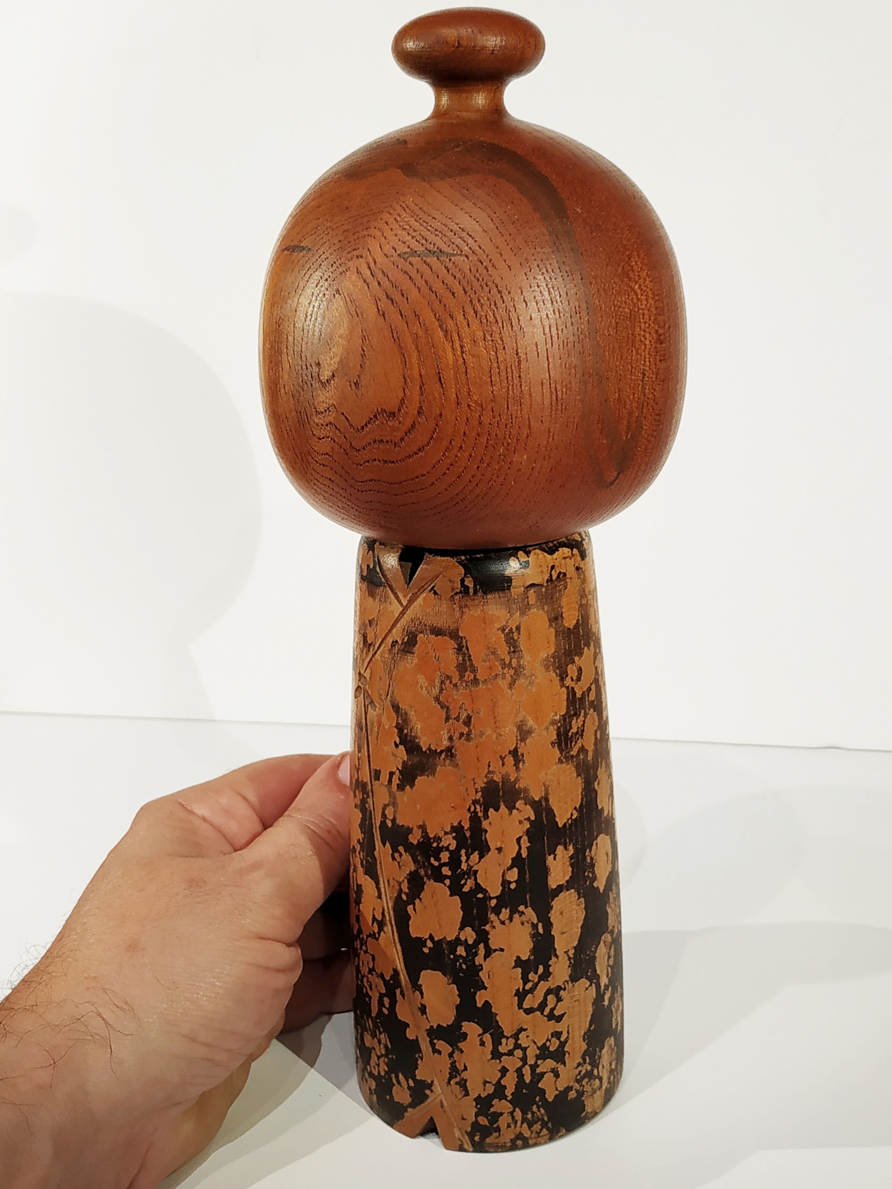 Kokeshi doll, master Kuribayashi Issetsu 1970  Japan