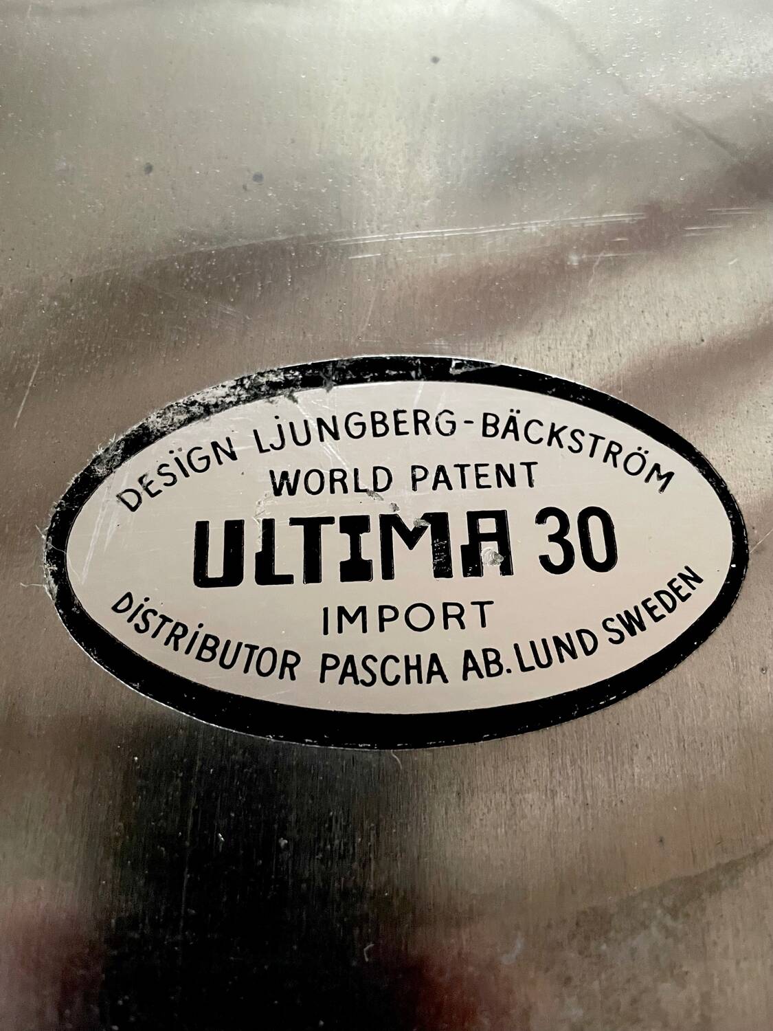 Ultima 30 Design Holger Bäckström et Bo Ljungberg  1960