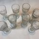 8 verres tornadés soufflés