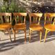 4 vintage Baumann bistro chairs