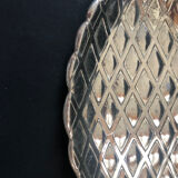 Empty pocket pineapple silver metal '70